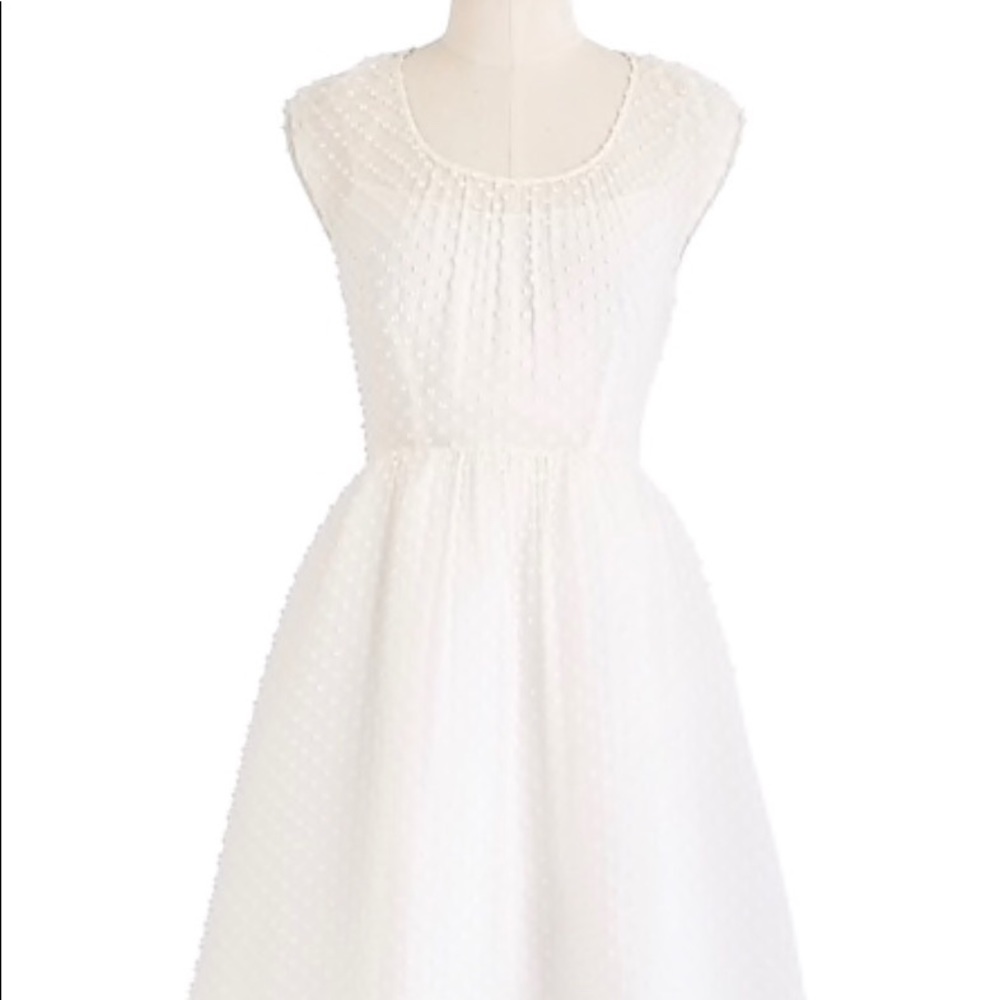 J. Crew Catie dress- Swiss dot silk chiffon Sz 6